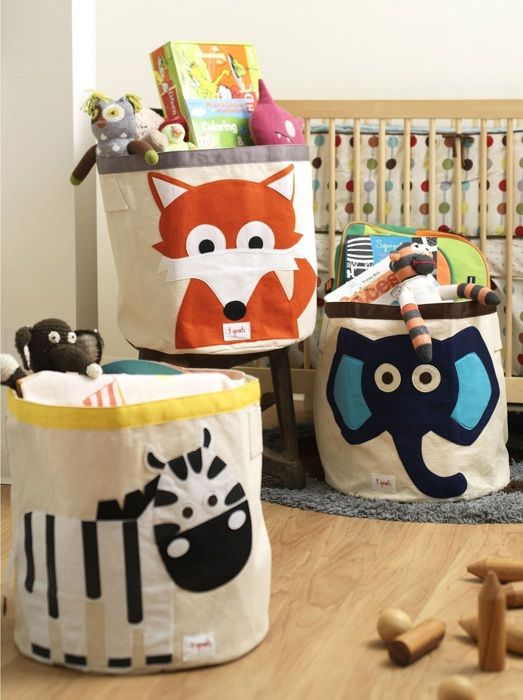 Zebra Toy Bag - Tyg