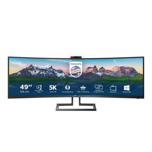 PHILIPS Philips 49" LED LCD-skärm - 499P9H - 5120 x 1440 pixlar - 5 ms (grå till grå)