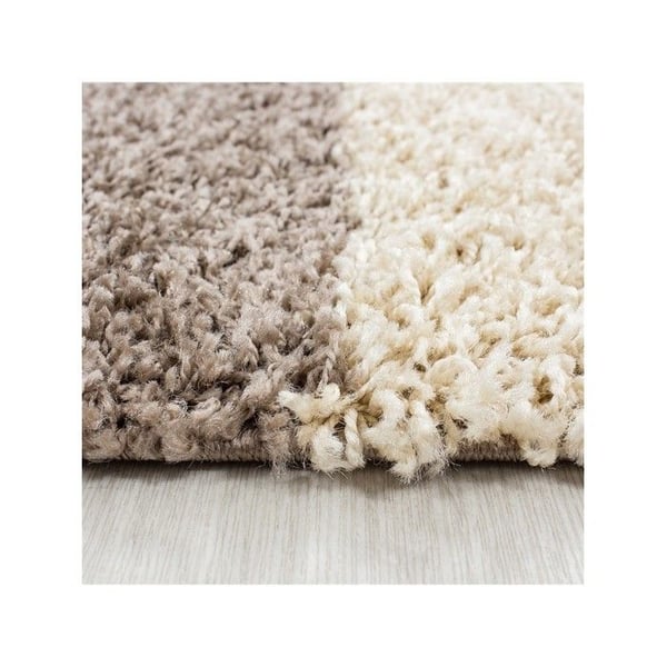 Tapis Shaggy - Flera färger - 80x150 cm - Rutor - Syntetisk - 30 mm höjd på loden
