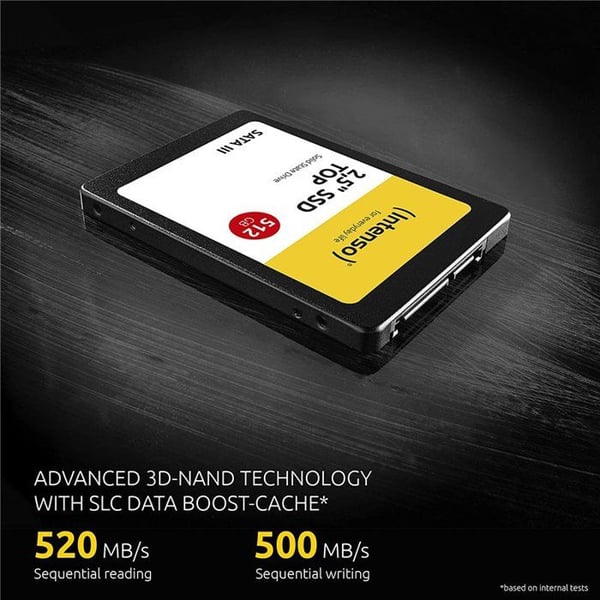 Intenso Top Performance 1 TB SSD intern 6,35 cm (2,5) SATA 6 Gb/s detaljhandel 3812460