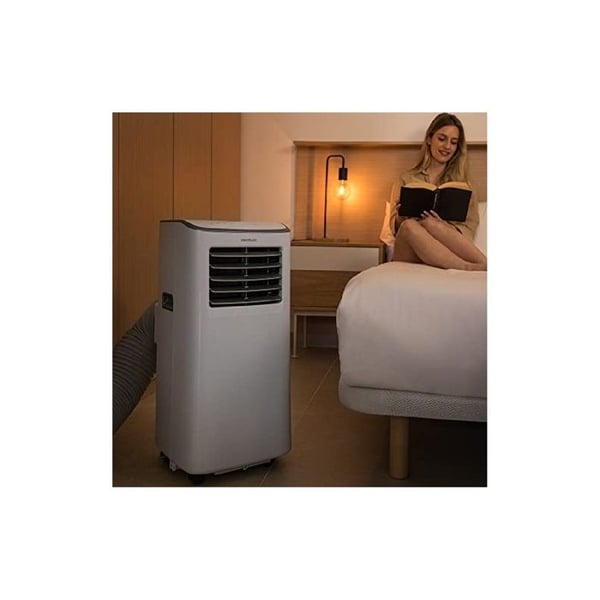 Cecotec Bärbar Luftkonditionering ForceClima 7400 Ljudlös Touch. Fjärrkontroll och pekskärm, 7000 BTU, LED-display