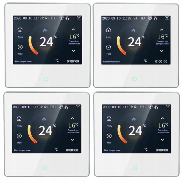 Intelligent Wi-Fi Termostat - ARHATREYA - Touchskärm - Röststyrning - Elektrisk Värme