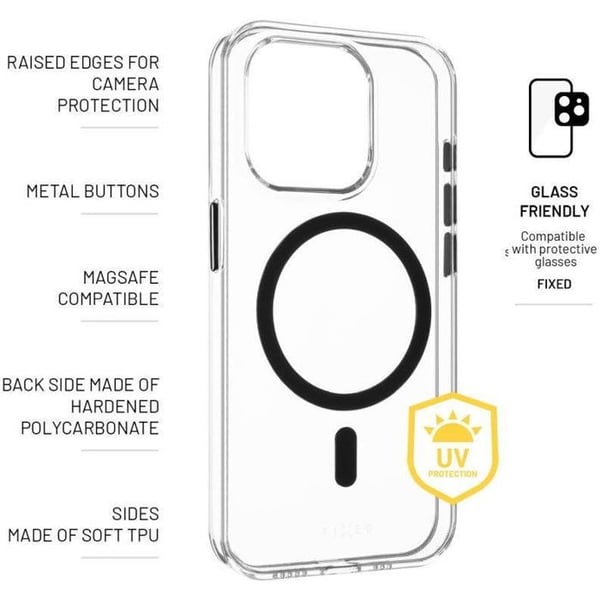 FIXED MagPurity bagside med MagSafe support til Apple iPhone 16 Pro klar FIXED MagPurity bagside med MagSafe support til Apple iPhone 16 Pro klar