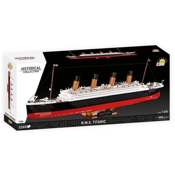 Byggset - COBI - R.M.S. Titanic - Flerfärgad - Att montera själv - För barn