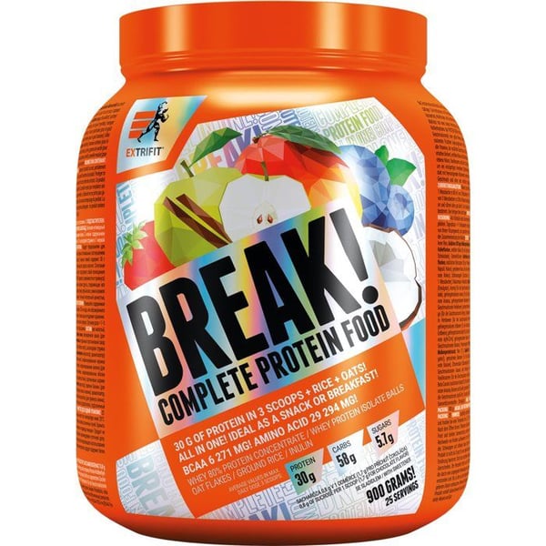Extrifit Break ! Proteinmat, 900g, choklad