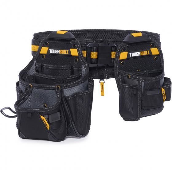 Verktygsbälte - TOUGHBUILT - TB-CT-111-3P-CEA - 5 fack - Robusta konstruktion - Gul