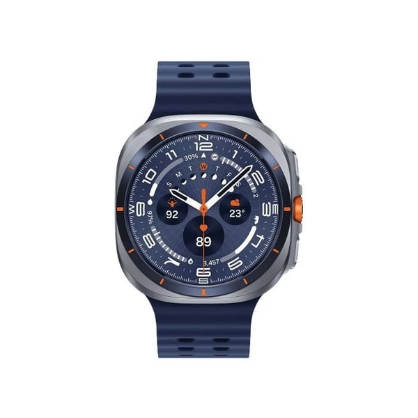 Smartwatch - SAMSUNG - Galaxy Watch Ultra (2025) 47 mm - Blå Titan - LTE - BioActive Sensor