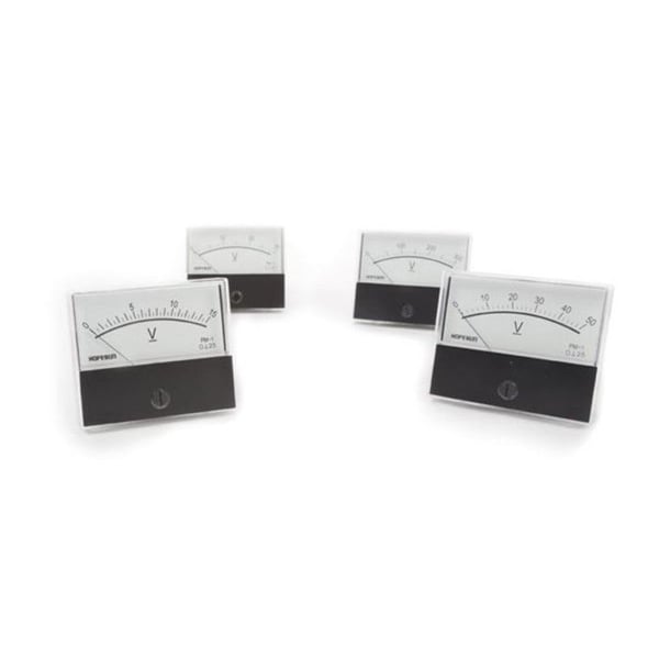 Voltmeter - VELLEMAN - 50V DC - Analog - 70 x 60mm - Trådad