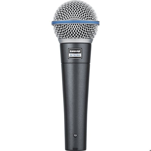 Dynamisk vokalmikrofon - SHURE - BETA58 - Supercardioid - XLR-udgang - Fremhæver varme og klarhed