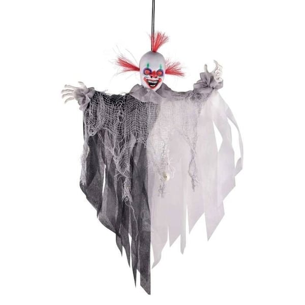 Automatiserad Halloween Clown - PTIT CLOWN - 43172 - 60 cm - Animerad, Ljud- och Ljusdekoration