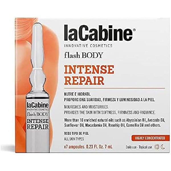 Soin - LA CABINE - Flash Body Intense Repair - 7 ampuller á 7 ml - Mångsidiga antioxidanter - Utan parabener
