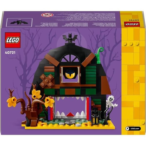LEGO 40721 Halloweenladugården - Byggleksak för barn från 8 år - Skelett