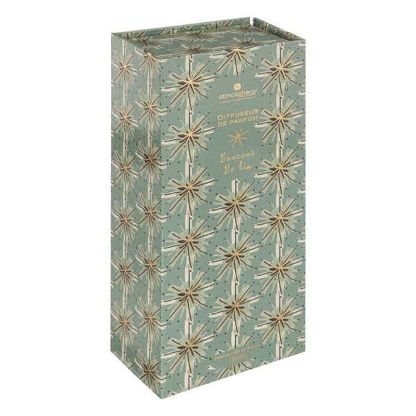 Doftspridare "Plum" i glas 150ml linets mjukhet - Atmosphera Inredningsdesigner