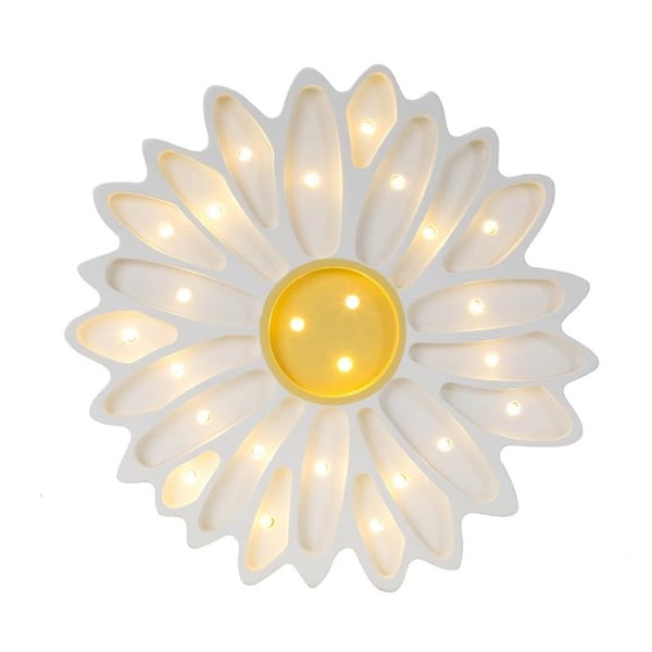 Little Lights - Vitlampa Marguerite vit