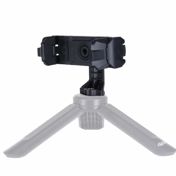 Rollei Smartphone Holder II, professionell stativfäste mobiltelefonhållare i läge