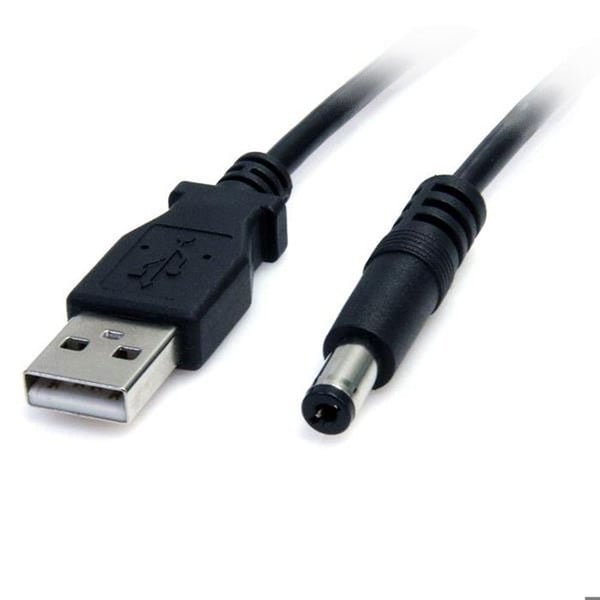 USB strömkabel - StarTech - Typ M - 91 cm - 5V DC - Svart