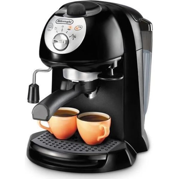Espresso kaffemaskine - DELONGHI - EC201CDB - 15 bar - Kompatible kapsler - Sort