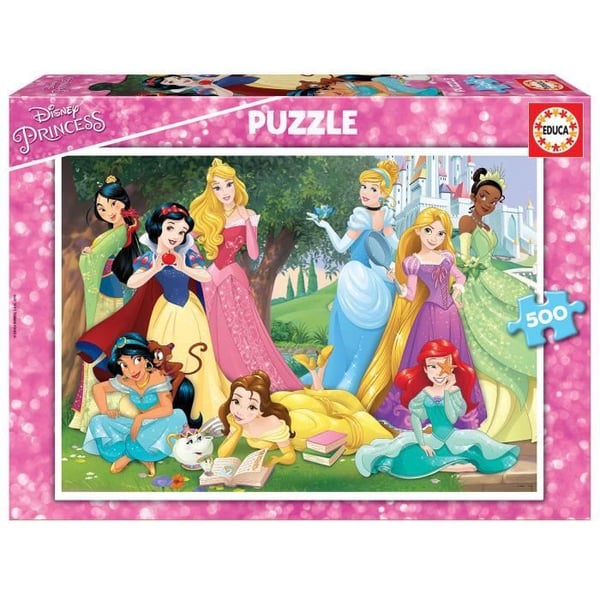 Disney Princesses 500 bitars pussel - Educa varumärke - Tecknad film och serietema