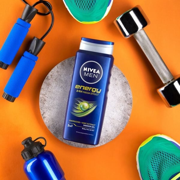 Duschgel - NIVEA - Energi - 250ml - Herrparfym - Energigivande fräschör