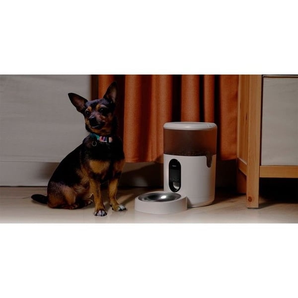 Automatisk matdispenser - AQARA - PETC1-M01 - Vit - Kompatibel med Alexa - För mellanstora hundar