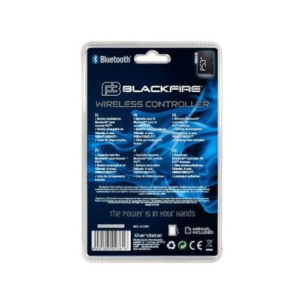 Blackfire Mando Bluetooth PS3 Svart
