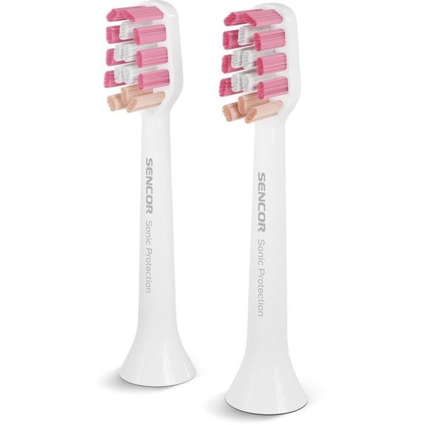 Ersättningshuvuden - SENCOR - SOX 016 - 2 stycken - Sonic huvuden - Rosa färg
