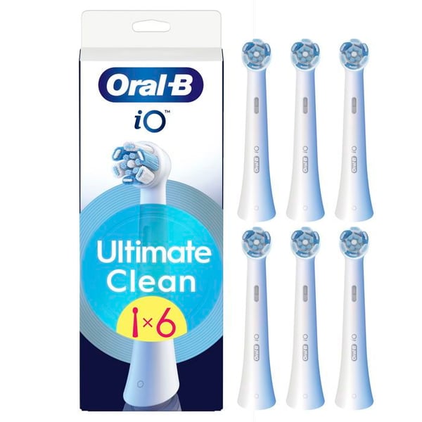 Tandbørstehoveder - ORAL-B - iO Ultimate Clean - 6 stk. - Blå - Til voksne