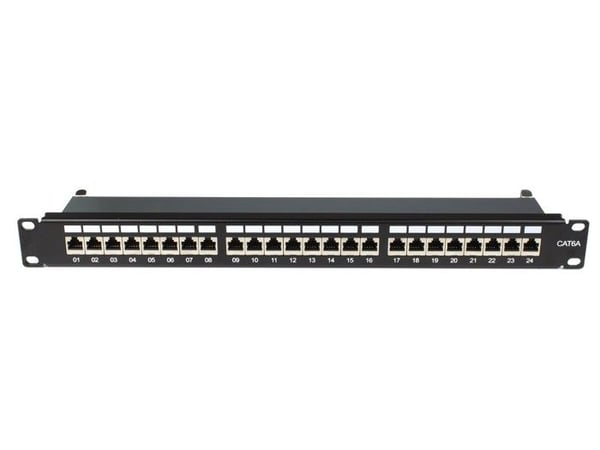 Patchpanel Rack 1u Cat 6a Ftp Lapara Nätverk