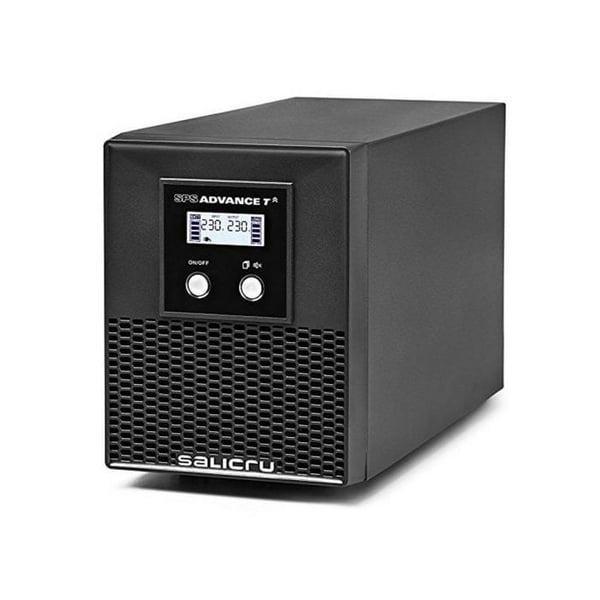 SALICRU SPS ADVANCE T 1500 Inverter AC 230 V 1050 Watt 1500 VA Blysyra RS-232, USB-utgångskontakter: 6 aktiva PFC