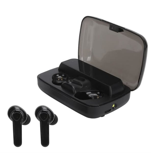 Bluetooth headset - Qiilu - M19 TWS 5.1 - LED-display - Batteritid 5 timer - Opladning 1200mAh
