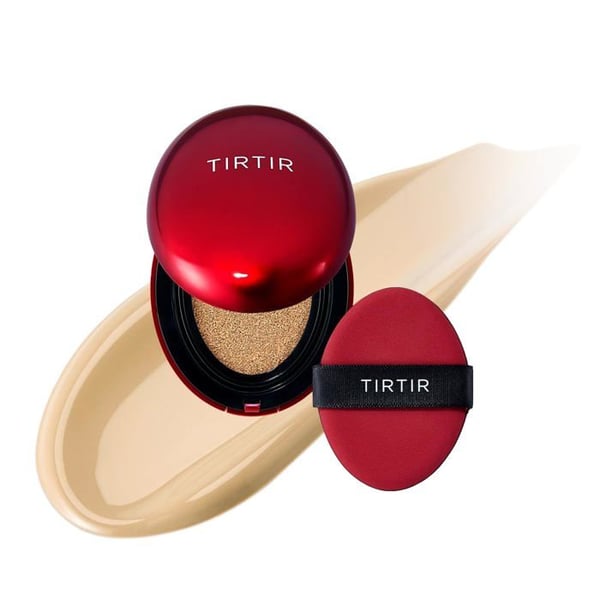 Fond de teint kudd - TIRTIR - MASK FIT ROUGE MINI - Nyans 24W Soft Beige - Mini kudde - UV-skydd