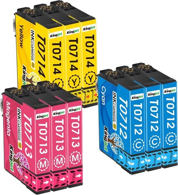 T0715 för Epson T0715 T0711 T0712 T0713 T0714 Bläckpatroner för Epson Stylus SX218 SX215 SX210 SX400 SX415 SX115 SX105
