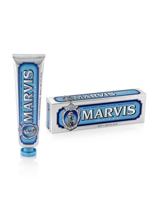 Tandkräm - Marvis - Aquatic Blue - 85ml - Sweet and Cold Mint - Eliminerar tandplack