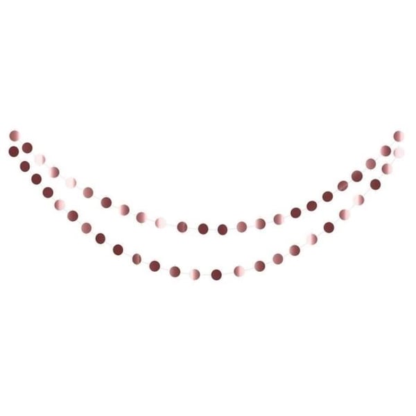 Girlang - LILLA CLOWN - re22625 - Rose Gold - 5 meter - Skivor av kartong