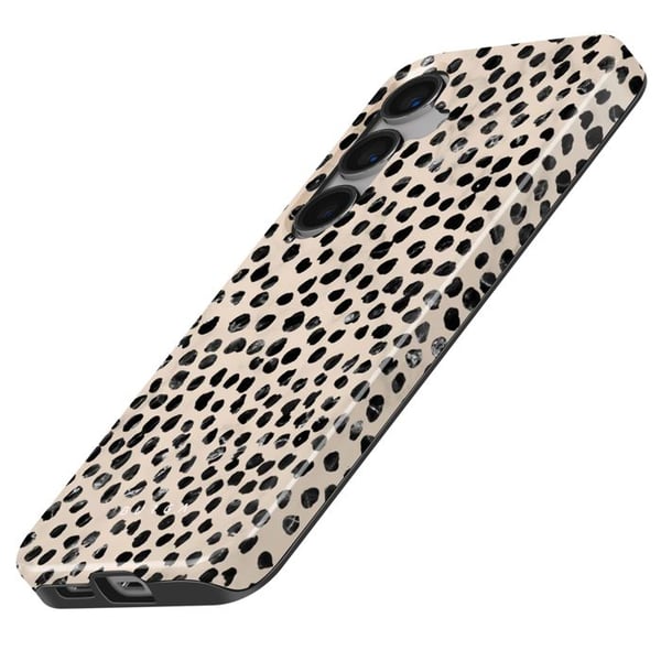 Coque - Burga - Samsung Galaxy S24/S25 - Elegant - Mönster Almond Latte - Stötskydd och repor
