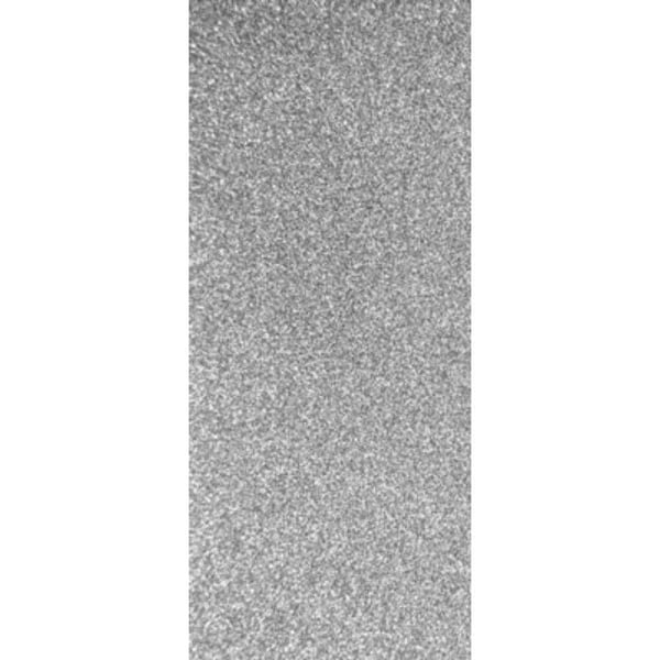 Påstrykningstyg - Ki-Sign - Silver - 15x20 cm - Glitter - Perfekt för anpassningar