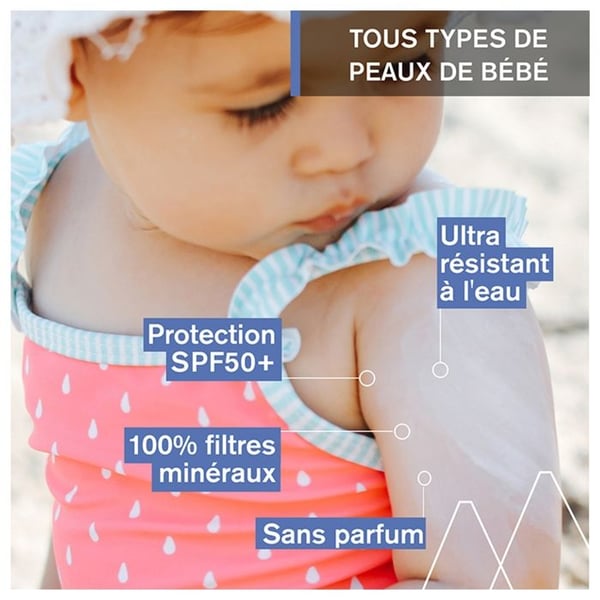 Uriage termalvand baby 1. mineralsk creme spf50+ 50ml