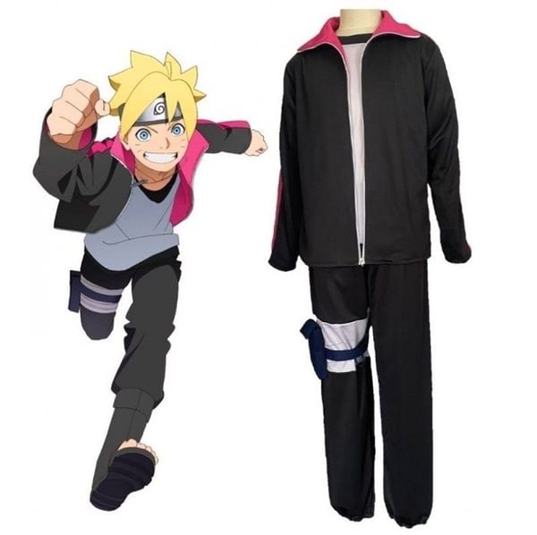 Boruto kostume barn CHAKS - Boruto model - Sort - 7 år - Dreng - Indendørs