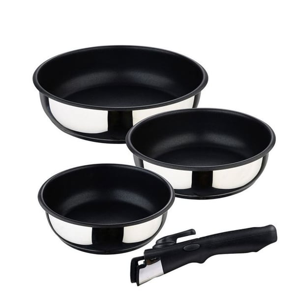 Stekpanna - Bergner - BG-32292-MM - Rostfritt stål - 3 delar - Induktionskompatibel