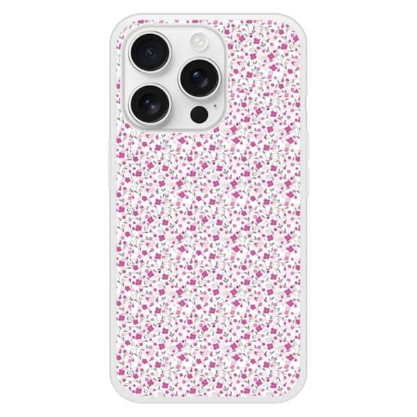 Coque i silikon med förstärkt tryck kompatibel med Apple iPhone 16 Pro Liberty sauvage