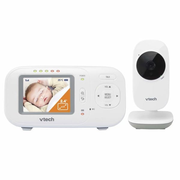Babyphone video - VTECH - VM-2251 - LCD-skærm 2,4 tommer - Nattesyn - Rækkevidde 300m