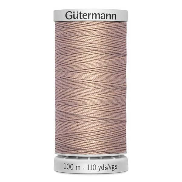 Fil extra stark 100% polyester Gutermann, 5-pack rullar om 100m - Att 991 - sepia