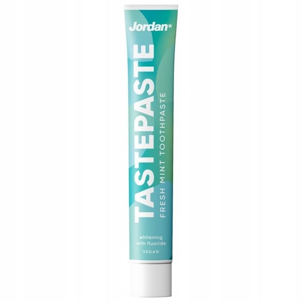 Tandkräm - Jordan - Smakpasta Fräsch Mynte 50ml - Vegansk Fluor Ljusnande Mjuk