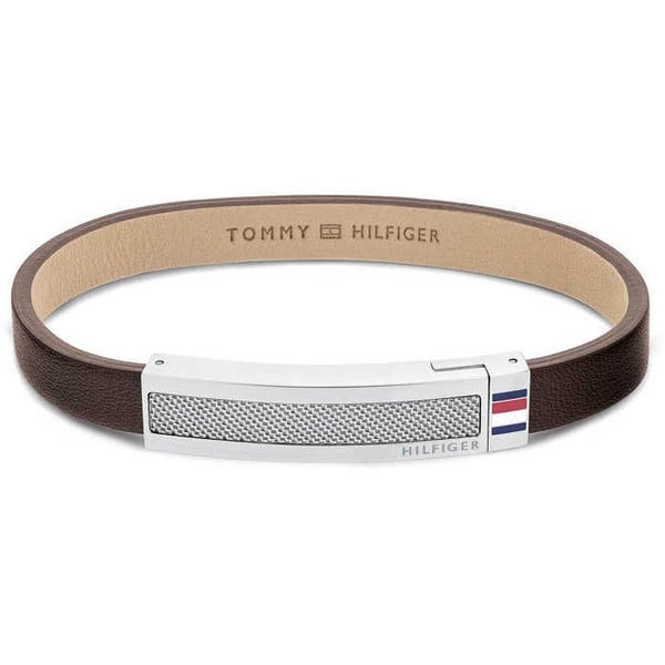Armband - Stål, Läder Silver - Tommy Hilfiger - 2790397