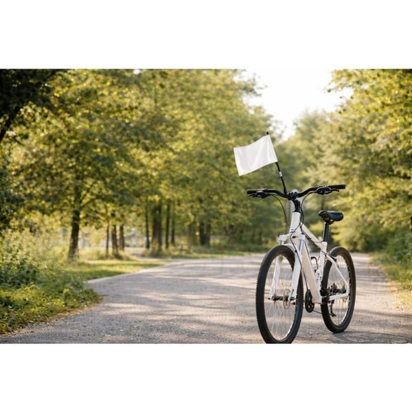 Cykelflagga ön Christmas i polyester – 14 x 21 cm – Cykelflagga – 5 stycken