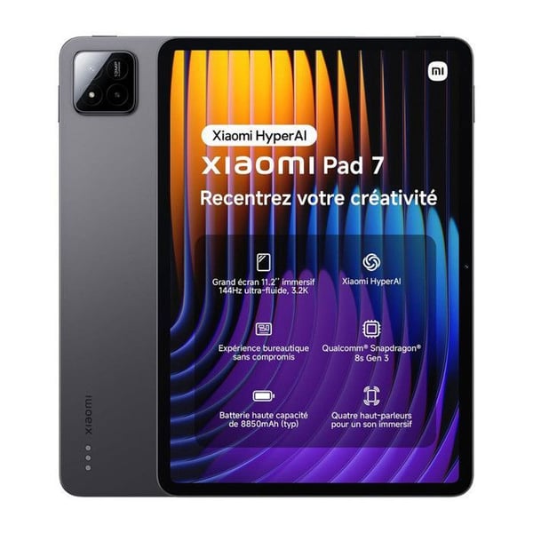 Tablet - Xiaomi - Pad 7 - 8 GB RAM - 256 GB Lagring - Skärm 11,2" 3,2K 144Hz