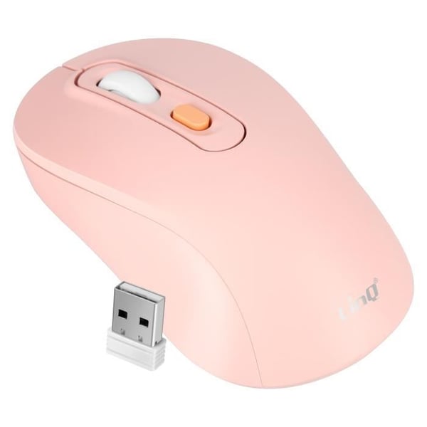 Trådlös Mus - LinQ - Bluetooth & WiFi 2.4Ghz - 1600 DPI - USB Typ-C Laddning