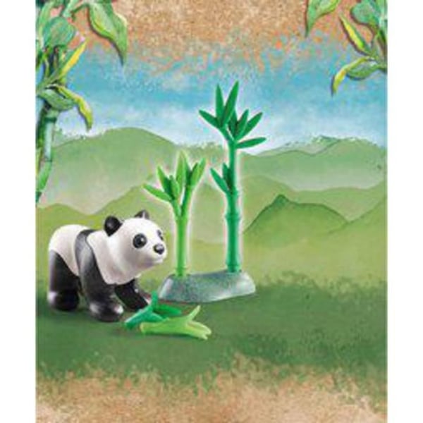 Byggspel - Playmobil - BABY PANDA WILTOPIA - Blå - Barn - Flerfärgad