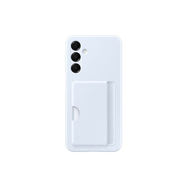 Fodral för Galaxy A16 4G / 5G Ultratunt och mjukt med korthållare Samsung Polar Blue