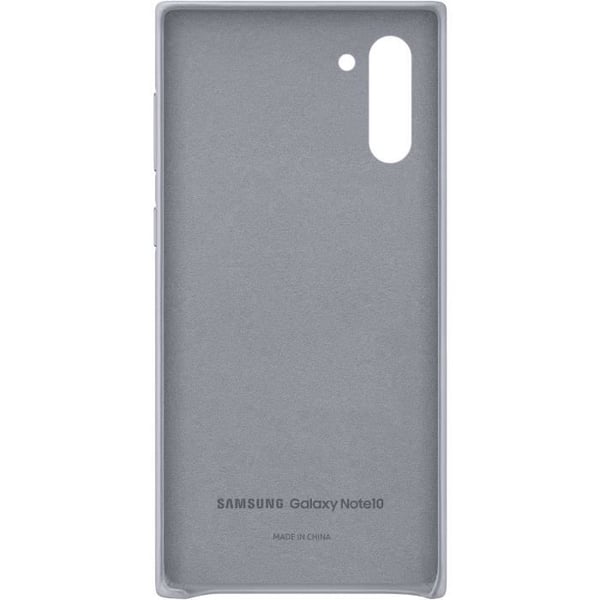 Grå Note10 læderetui